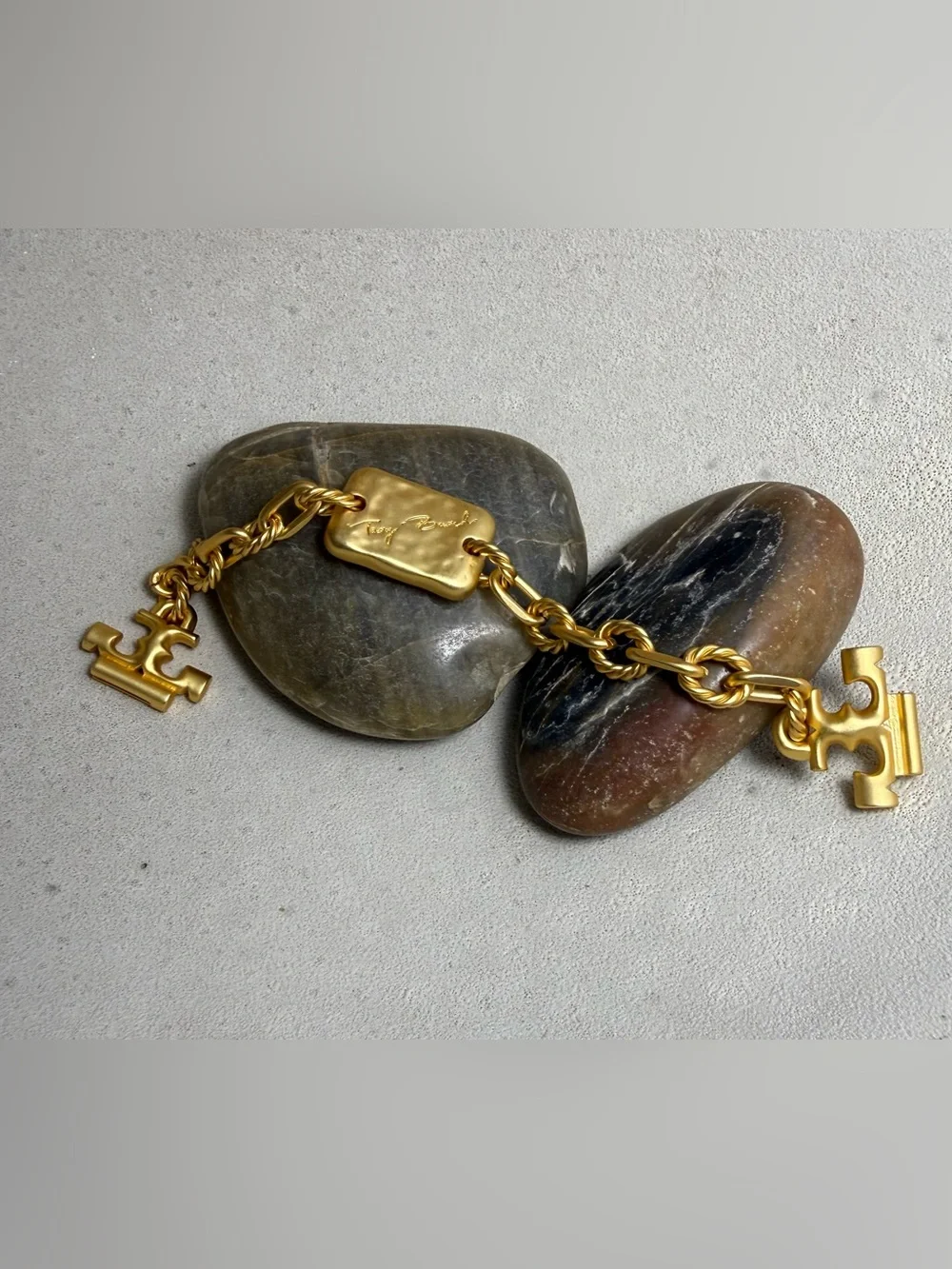 Tory Burch Gold-Tone Chain Bracelet